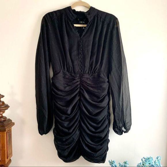 House of Harlow 1960 Ruched Mini‎ Dress - Picture 1 of 11